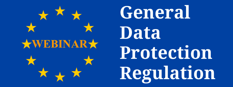 Webinar nuovo regolamento europeo privacy GDPR