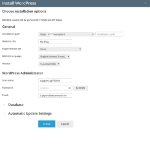 Wordpress Site Management